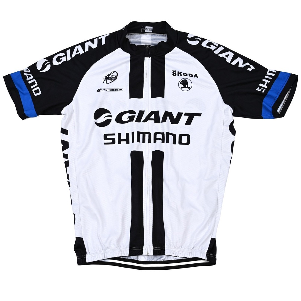 Shimano Giant Skoda Full Zip Cycling Jersey  Short Sleeve UCI PRO TOUR Men's 2XL